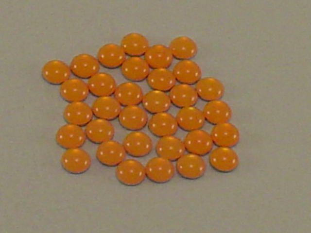 1 Gross 3mm FLOURESCENT PEARLSTUDS ORANGE NAILHEAD HOTFIX